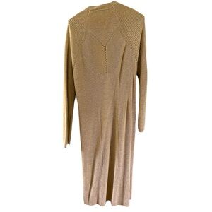 Cabi M long sleeve light camel colored cardigan